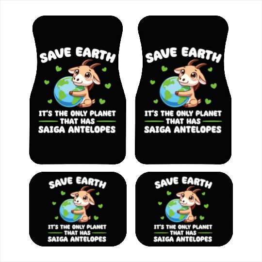 Is The Only Planet With Saiga antelopes Earth Day Car Mats