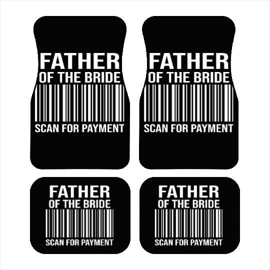 Father Of The Bride Engagement Bride's Father Car Mats