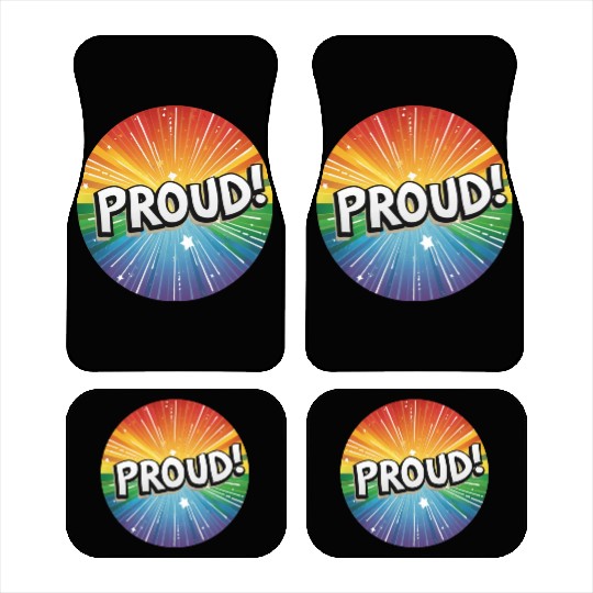 LGBTQ Proud Car Mats