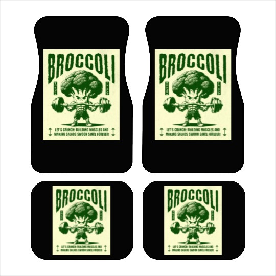 Broccoli fitness. Car Mats