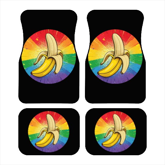 LGBTQ Banana Car Mats