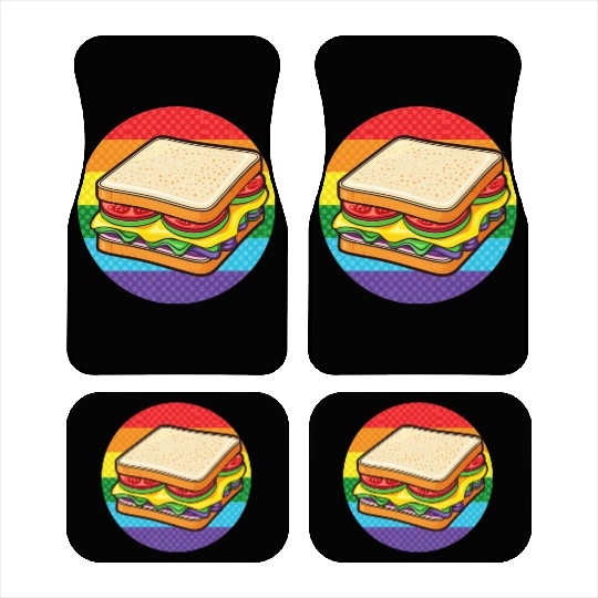 LGBTQ Sandwich Car Mats