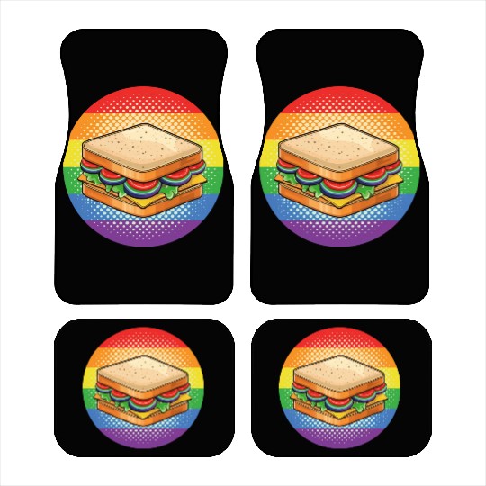 LGBTQ Sandwich Car Mats