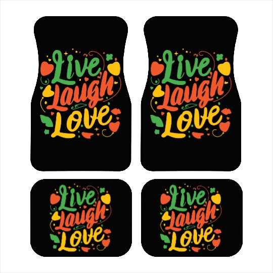 live laugh love Car Mats