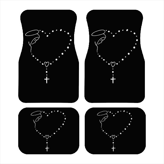 Virgin Mary jesus bible christian religion madona Car Mats