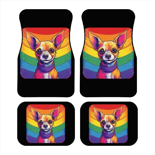 LGBTQ Chihuahua Car Mats