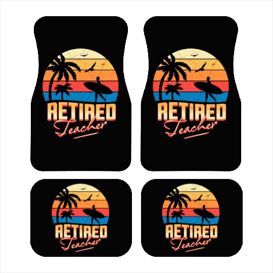 Retired Teacher Car Mats