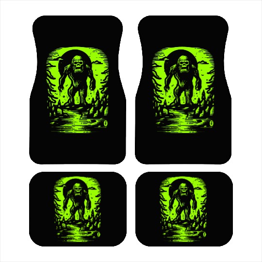 Bigfoot is Alive and Not Nice Car Mats