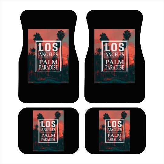Los Angeles Palm Paradise Car Mats