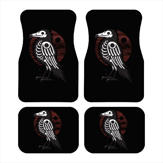 The Bone Raven japanese mystical bird Car Mats