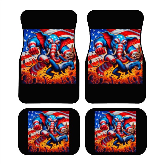 Beat Down the Democrats - Trump Car Mats