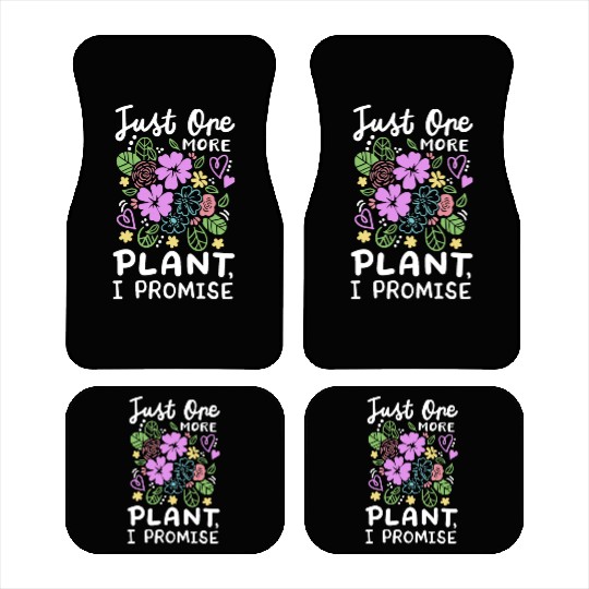 Gardening Plants Gardener Car Mats