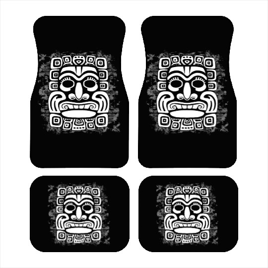 Maya God Mayan Mythology Kauil Mask Car Mats