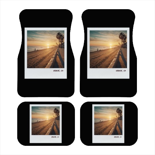 Mono Enterprises "Travels" Venice Beach #3 Car Mats