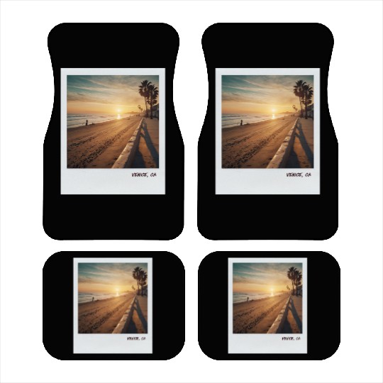 Mono Enterprises "Travels" Venice Beach #3 Car Mats
