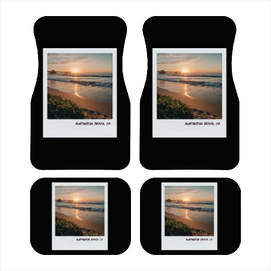 Mono Enterprises "Travels" Huntington Beach Car Mats