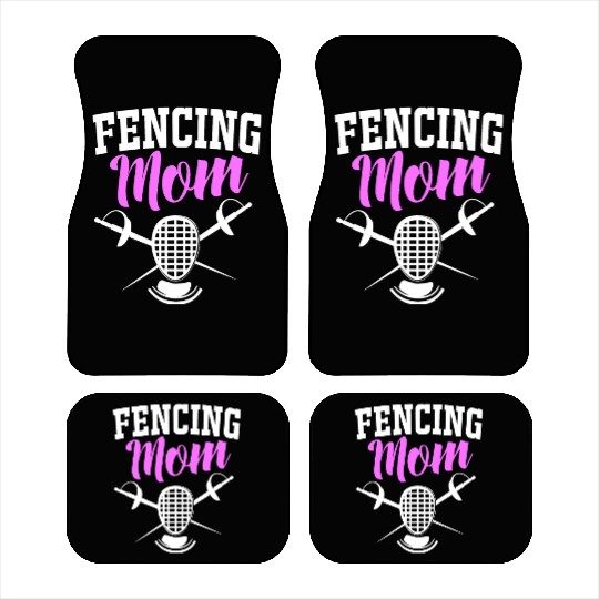 Sword Fighting Fencers Sabre Fencing Mom Car Mats
