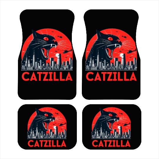 Catzilla Cat Japanese Premium Car Mats