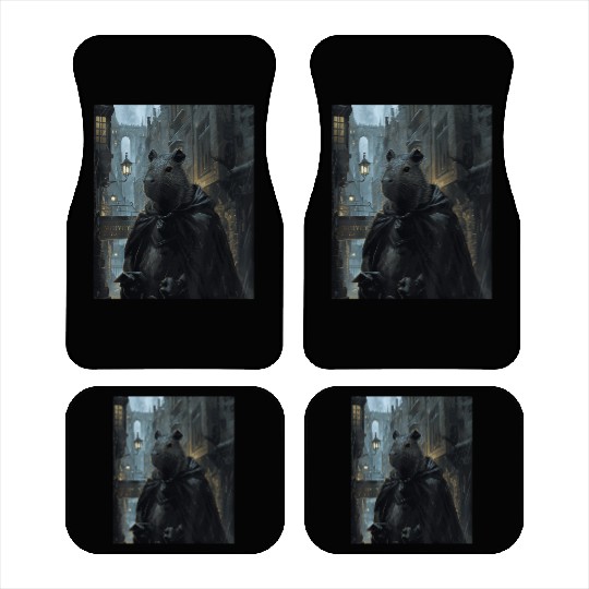 Funny Graphic Capybara Gifts Car Mats
