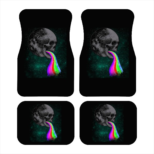Goth Rock Satan Unicorn Festivals Death Metal Car Mats