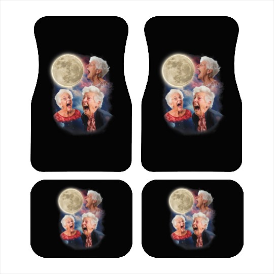 Granny Moon Ladies Weird Car Mats