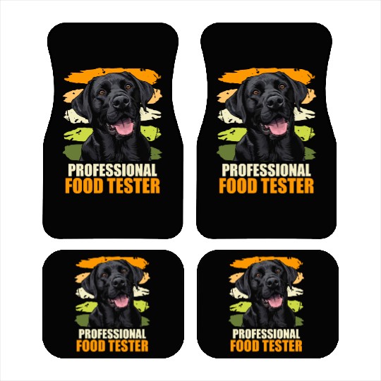 Labrador PROFESSIONELL FOOD TESTER Funny Car Mats
