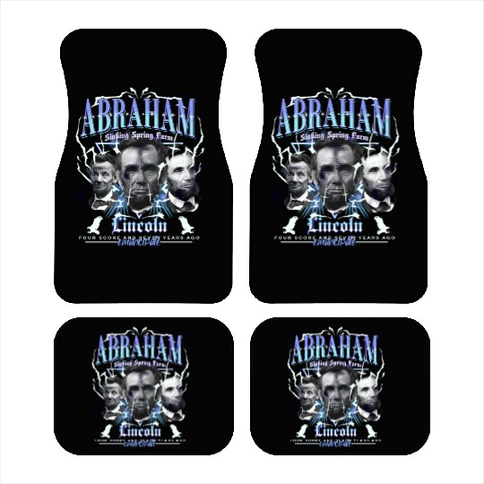 History Bootleg Abraham Lincoln Bootleg Retro Rap Car Mats