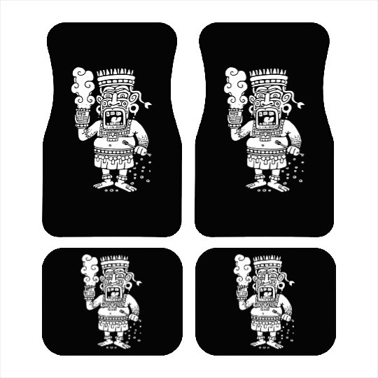 Maya God Mayan Mythology Buluc Chabtan Car Mats