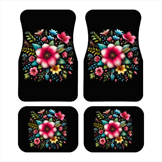 Beautiful Bouquet: Suitable for summer Car Mats