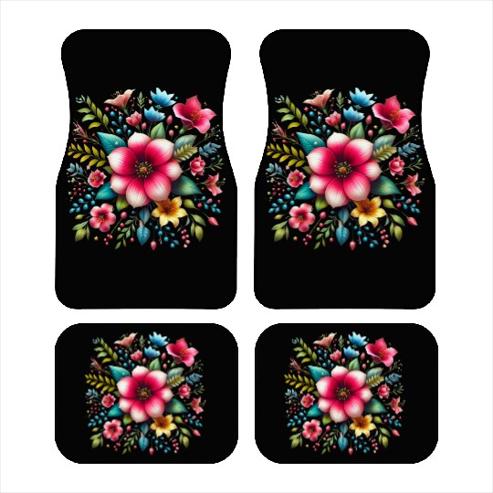Beautiful Bouquet: Suitable for summer Car Mats