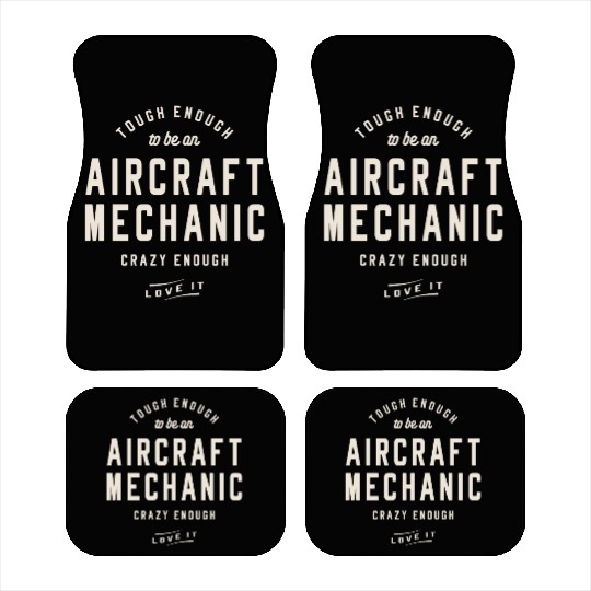 Aircraft Mechanic Job Occupation Car Mats