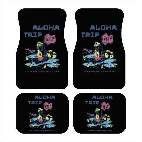 Aloha Trip Tropical Vacation Design Car Mats