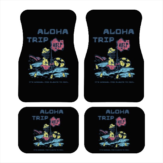 Aloha Trip Tropical Vacation Design Car Mats