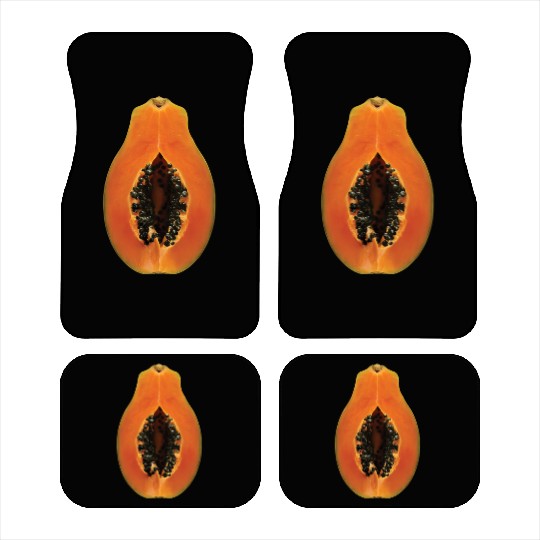 Papaya Realistic Car Mats