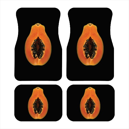 Papaya Realistic Car Mats