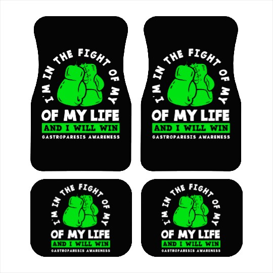 I Suffer Energy Sloth Gastroparesis Awareness Car Mats