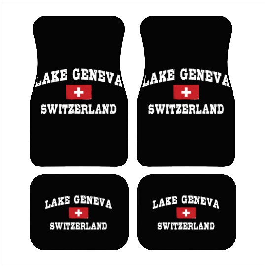 Lake Geneva Switzerland Attractions Weather Car Mats