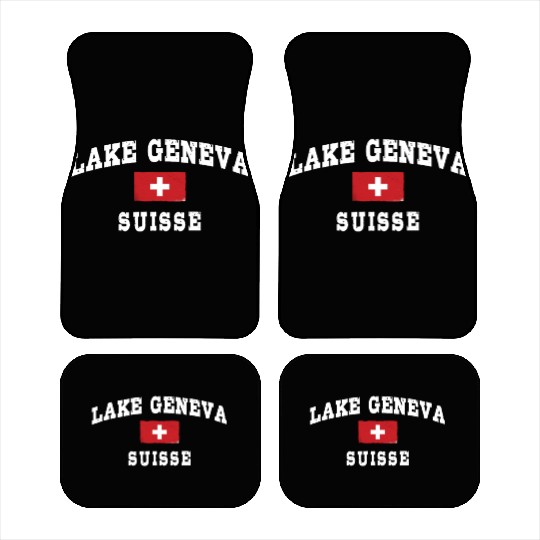 Lake Geneva Switzerland Attractions Weather Car Mats
