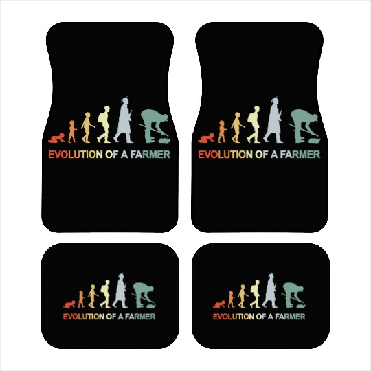 Farmer Kid to Adult Evolution Car Mats