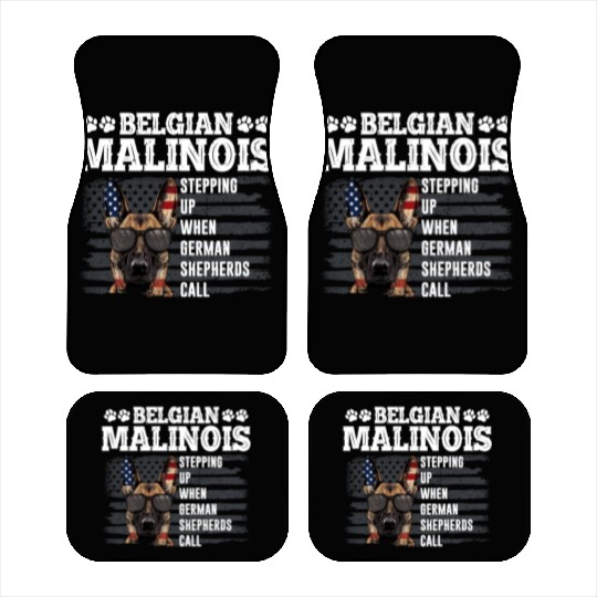 BELGIAN MALINOIS STEPPING UP WHEN SHEPHERDS CALL Car Mats