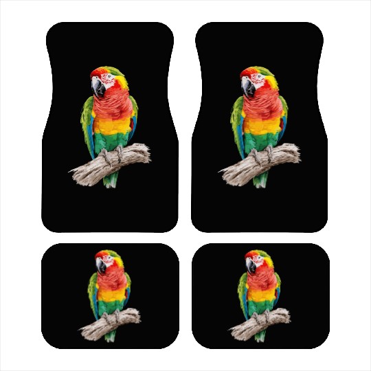 Macaw Parrot for a Bird Lover Animal Lover Car Mats