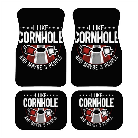 Cornhole Team Bean Bag Player Car Mats