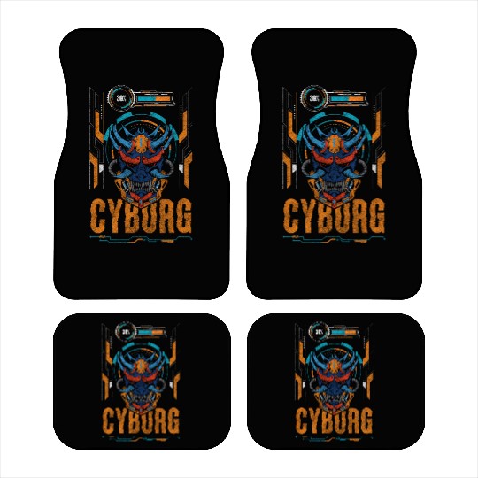 Cyberpunk Fantasy Synthwave Japan Car Mats