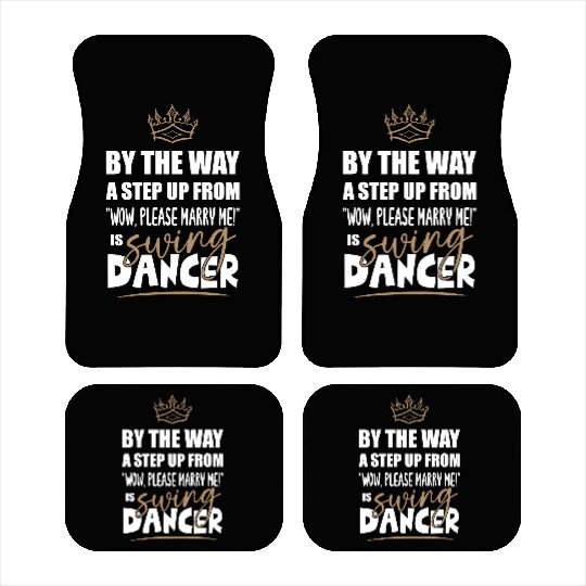 Swing Dancer Dance Teacher is the most attractive Car Mats
