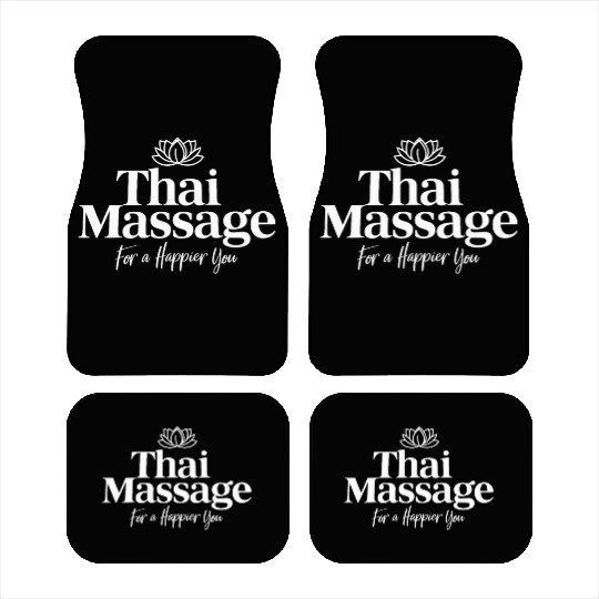 Thai Massage For A Happier You Lotus Emblem Car Mats