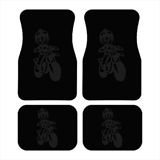 Wheelie Silly: Dirt Bike Comics & Rider Fails 001 Car Mats