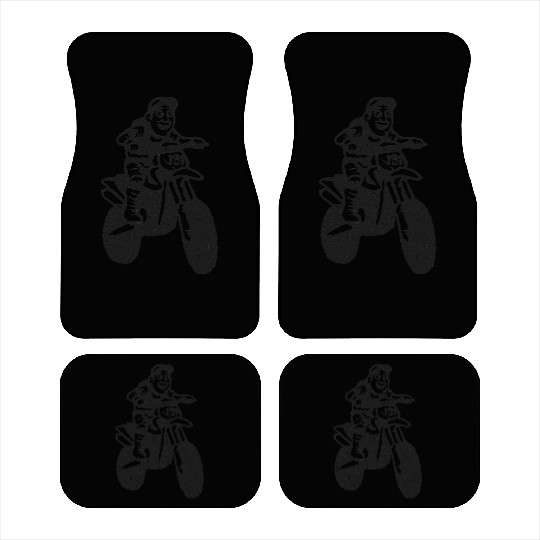 Wheelie Silly: Dirt Bike Comics & Rider Fails 016 Car Mats