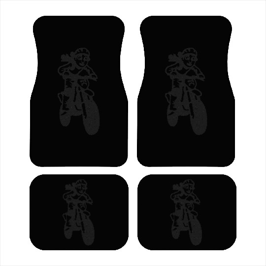 Wheelie Silly: Dirt Bike Comics & Rider Fails 013 Car Mats