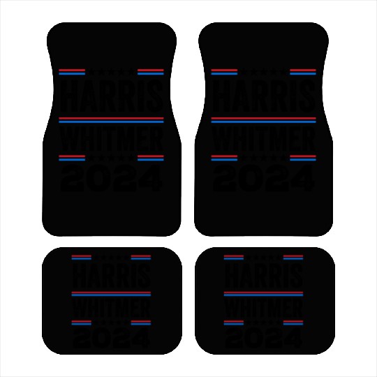 Kamala Harris Whitmer 2024 US Election Democrat Car Mats