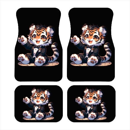 Tiger Cub with outfit Car Mats